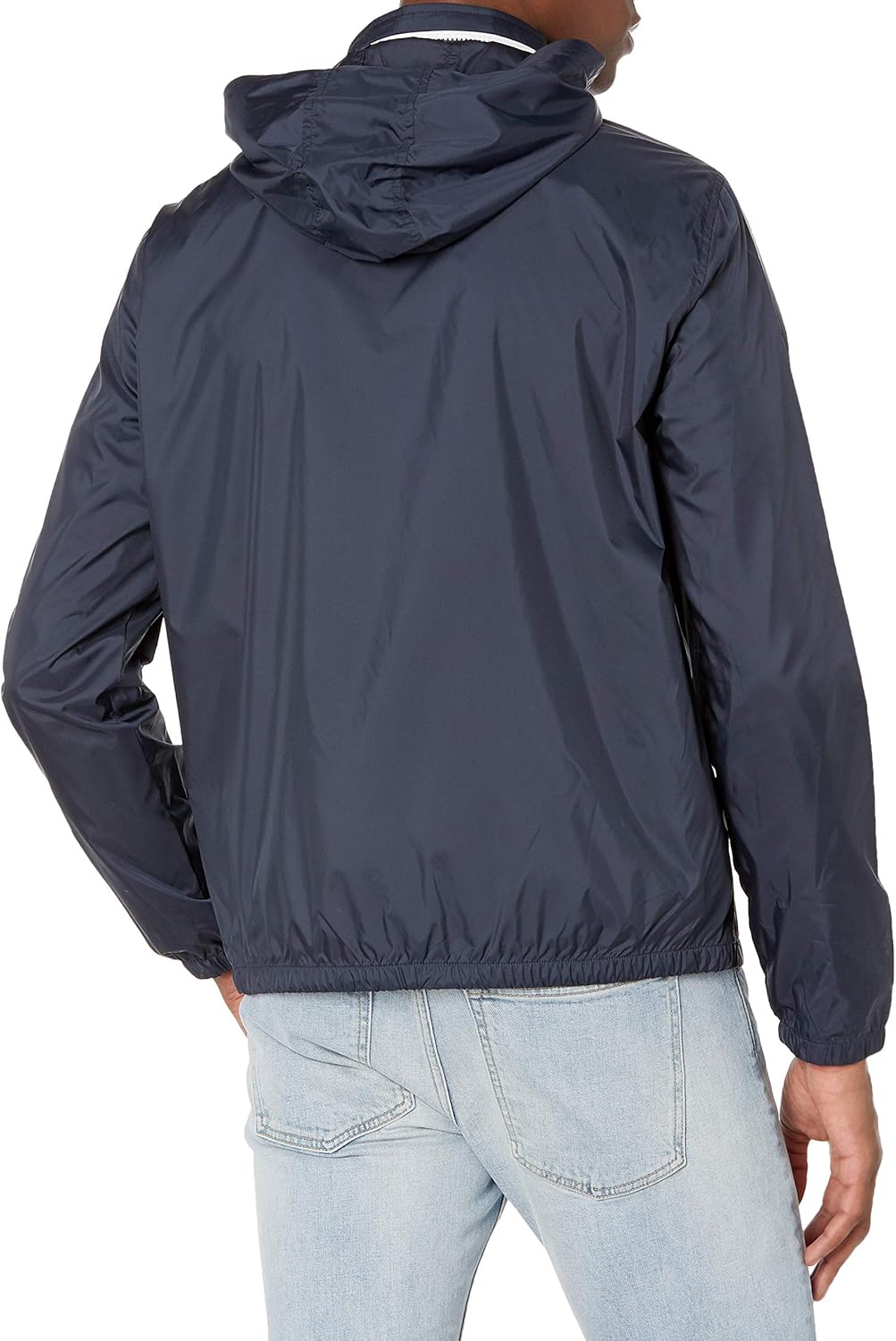 Original Penguin mens Hidden Hood Windbreaker at  Men’s Clothing store