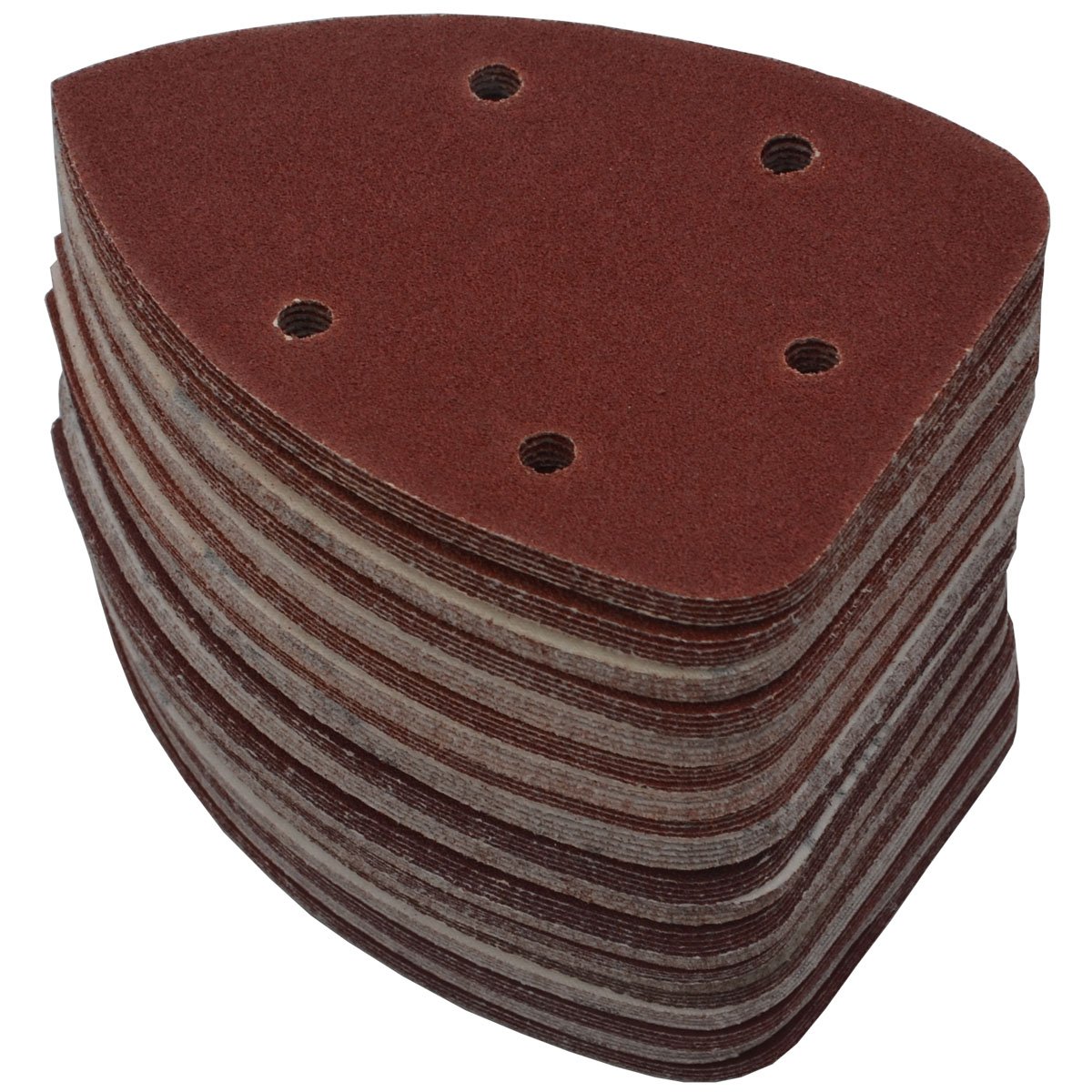 XXGO 100 Pcs 140mm Mouse Detail Sandpaper Sander Pads Sanding Sheets