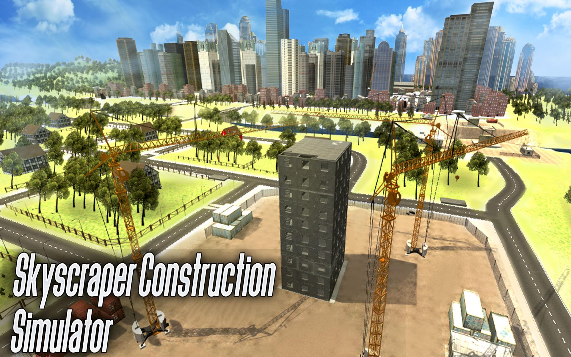 Skyscraper Construction Trucks