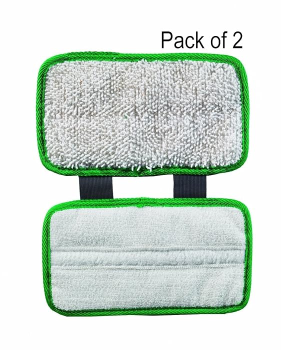 ESC Replacement Pads (2pc pack) for Shark Sonic Duo Wood & Hard Floor Microfiber Clean Screen/Glasses Cloth