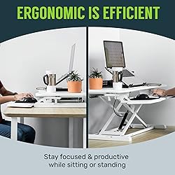 TechOrbits Standing Desk Converter - 32 inch