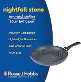 Russell Hobbs Nightfall Stone Frying Pan 30cm Non-Stick Induction Blue view 2