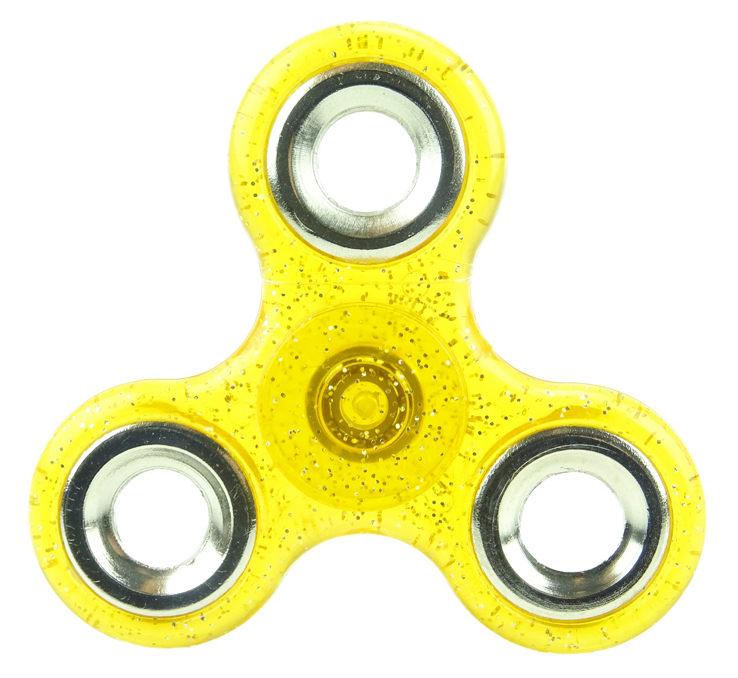 Christmas Concepts® - Exclusive Glitter Fidget Hand Spinner - Stress Reducer, Stress Relief, Autism - ORANGE