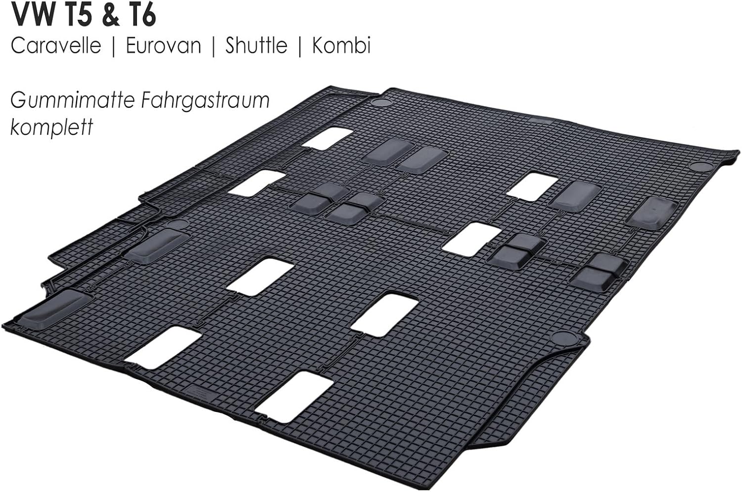 Kh Teile Gummimatten T5 T6 Original Qualitat Gummi Fussmatte Hinten