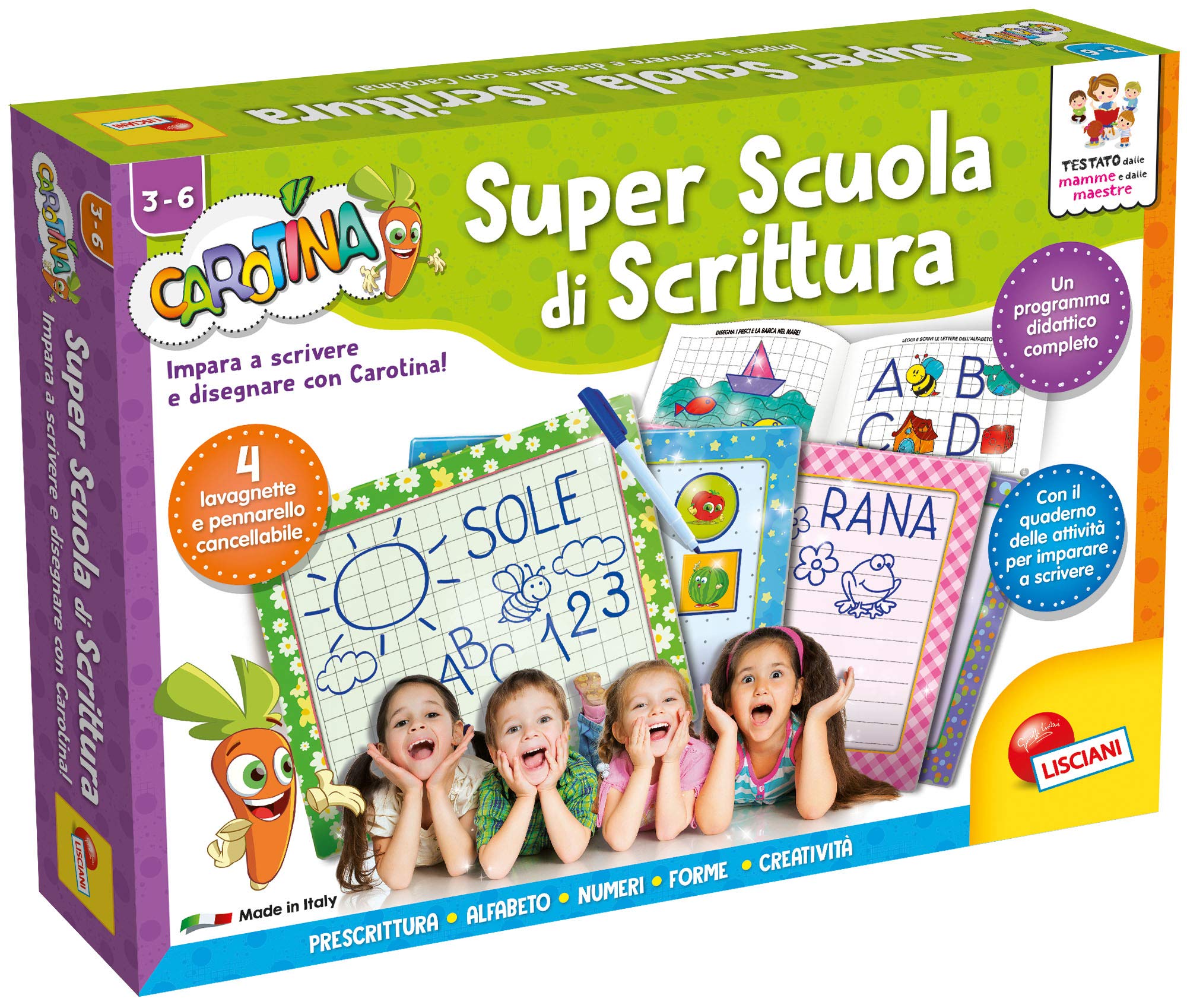 Liscianigiochi 65455.0 Maxi Writing School Carotina Game