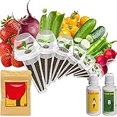 inbloom Fruit Seed Pod Kit for AeroGarden, Ahopegarden, GARDENCUBE, MUFGA, iDoo Hydroponics Growing System, 7-Pods (350+ Seeds Include Strawberry, Tomato, Cucumber, Pea, Ruby Queen Beet)