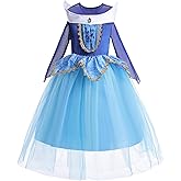 Dressy Daisy Beauty Princess Costume Dress Up Toddler Little Girls Halloween Birthday Party Fancy Ball Gown