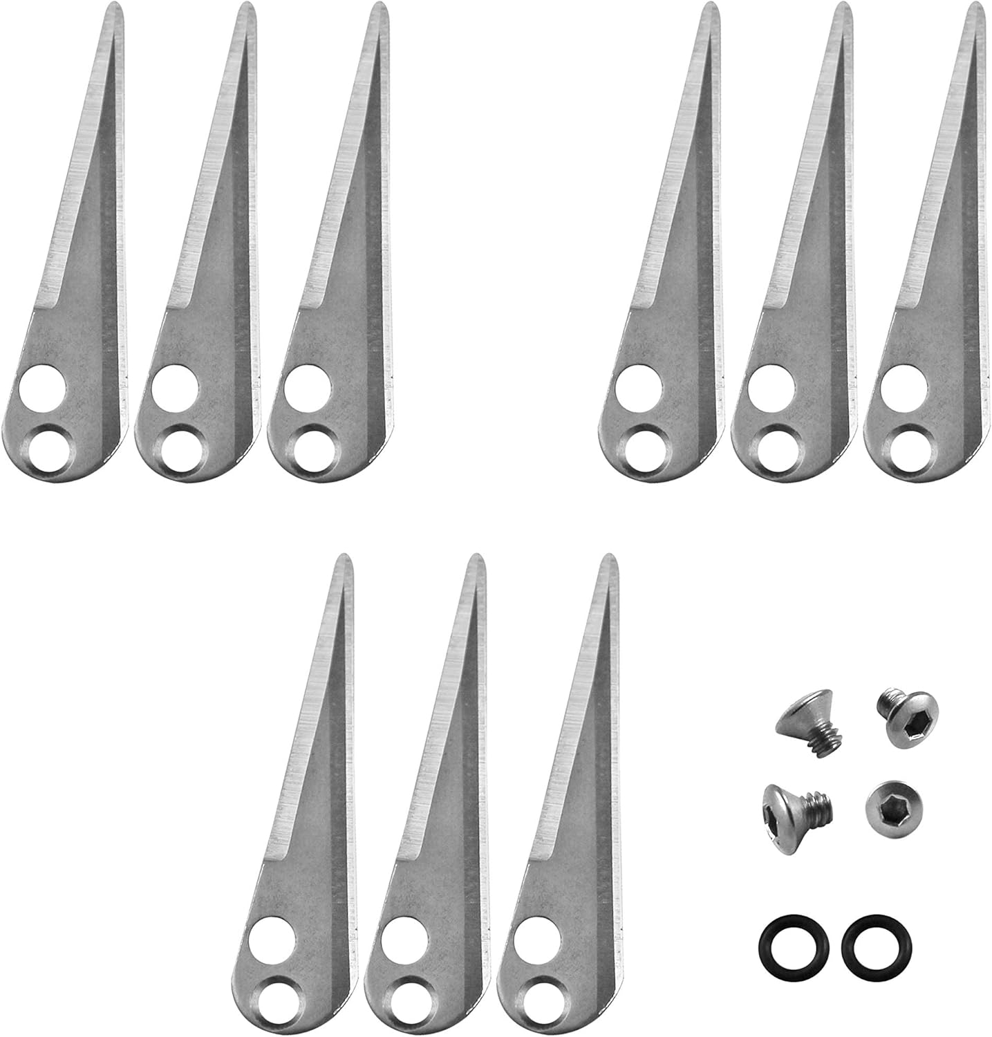 Amazon Com Ramcat 125 Grain Replacement Blades 9 Pack Broadheads 125 Grain Broadheads Front And Back Sharpened Bow Hunting Accessories Stainless Steel Archery Broadheads Sports Outdoors