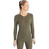 Icebreaker Merino Womens 175 Everyday Cold Weather Base Layer Thermal Long Sleeve Crewneck T-Shirt