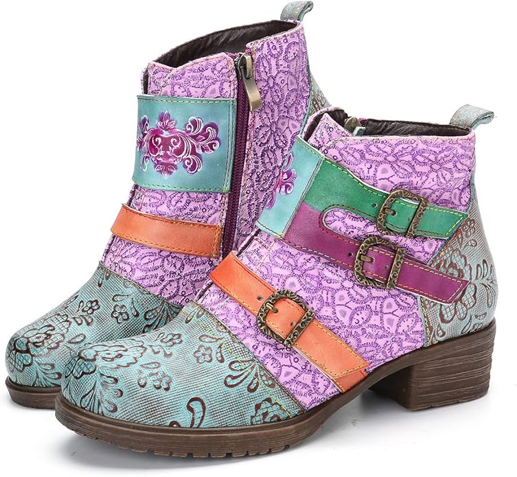 Damen Stiefeletten Mit Absatz - Elegante Business Schuhe Mit Reißverschluss