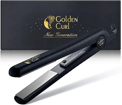 glatteisen haarglatter zum glatten und locken keramik haarstyler hair straightener flat iron fur alle haartypen mit 5 jahres garantie 806 schwarz