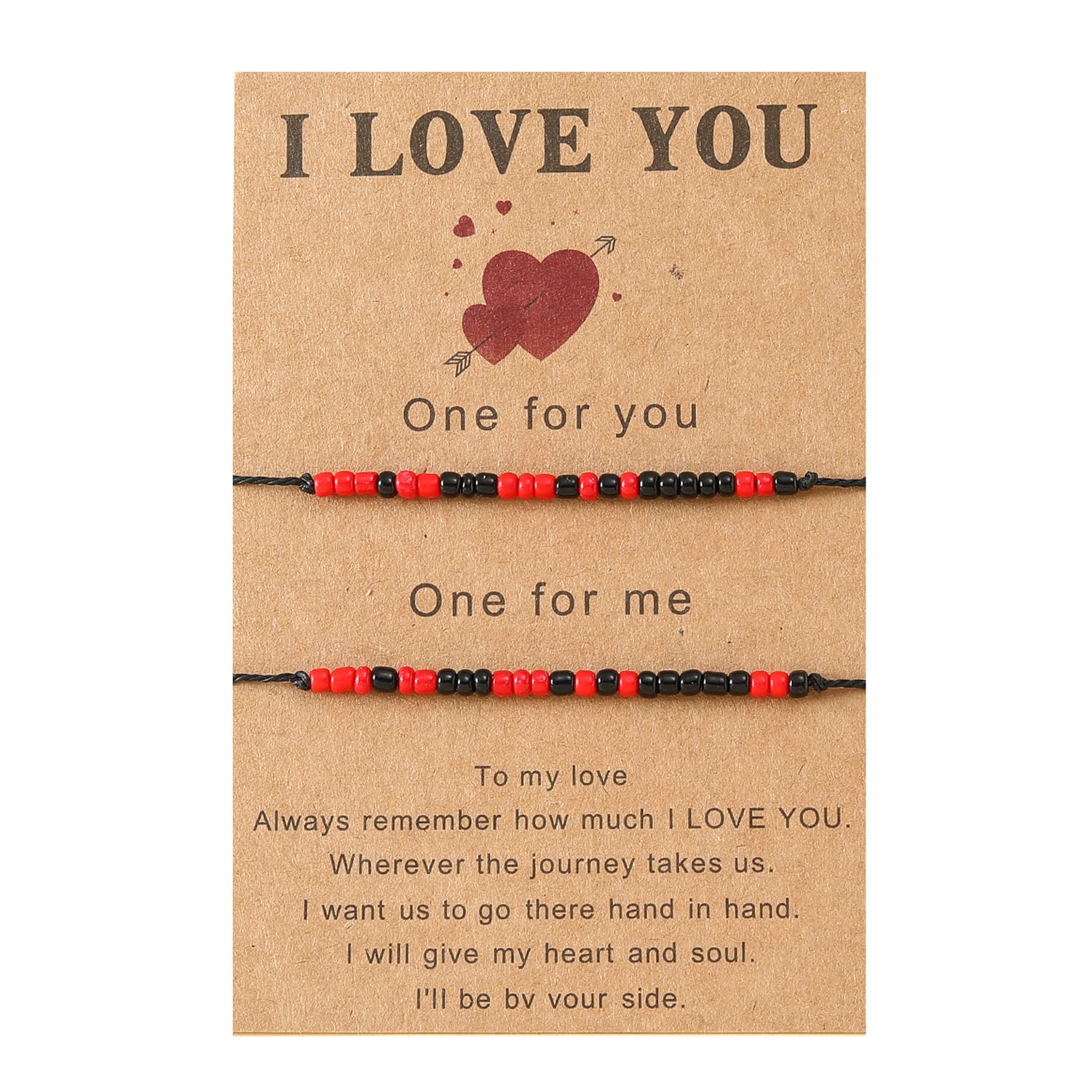 3Pcs Couples Bracelets Zodiac Beads Morse Code Bracelets for Women I love You Cute Handmade Friendship Jewelry for Boyfriend Girlfriend Gifts Valentine's Day (Taurus)