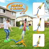 Anginne Rocket Toy Refills 8 Pack Foam Outdoor Garden Toys for Kids Age 3-12 view 4