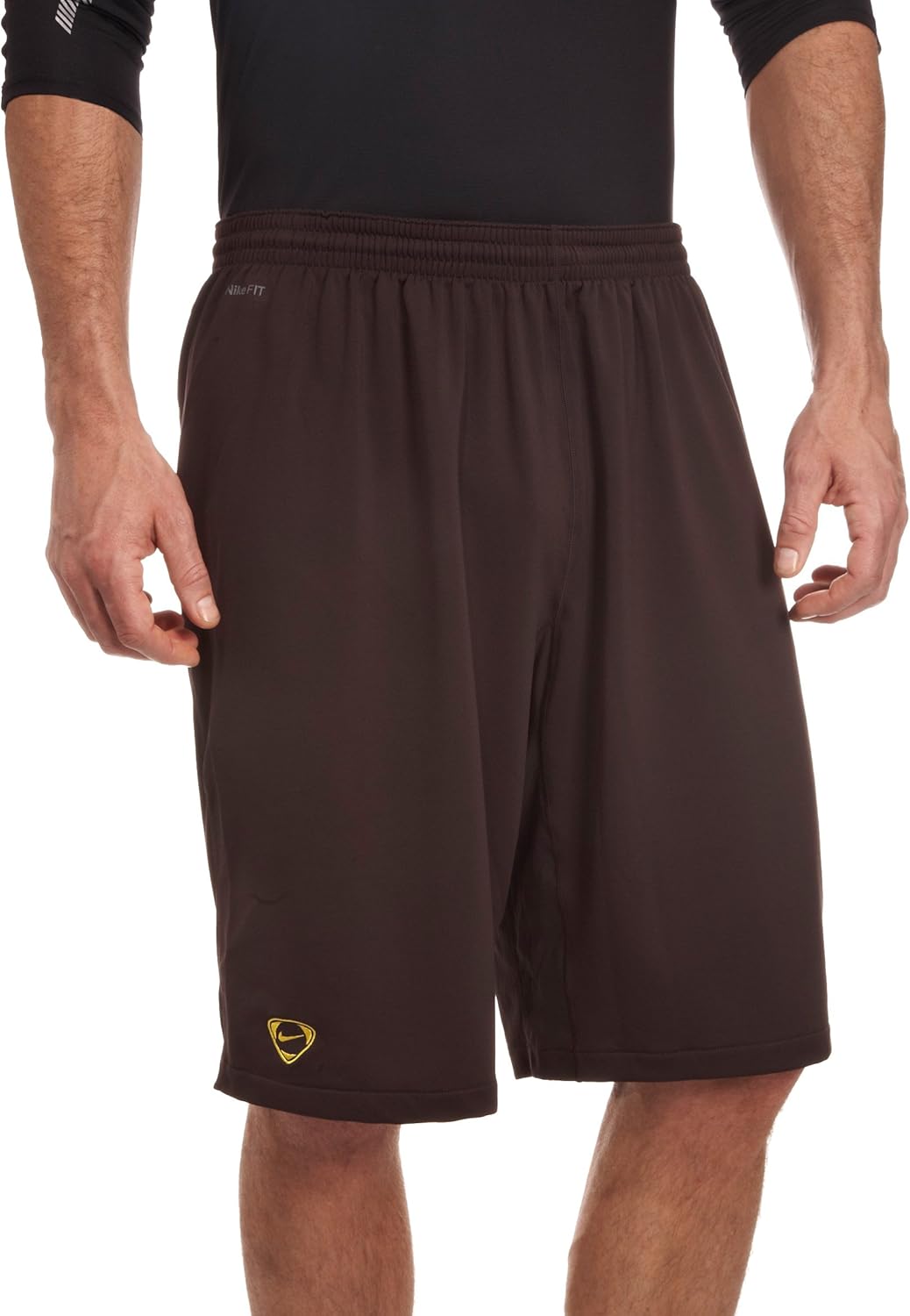 Nike Mens Longer Length Knit Shorts Dark Brown 276064079 34/36