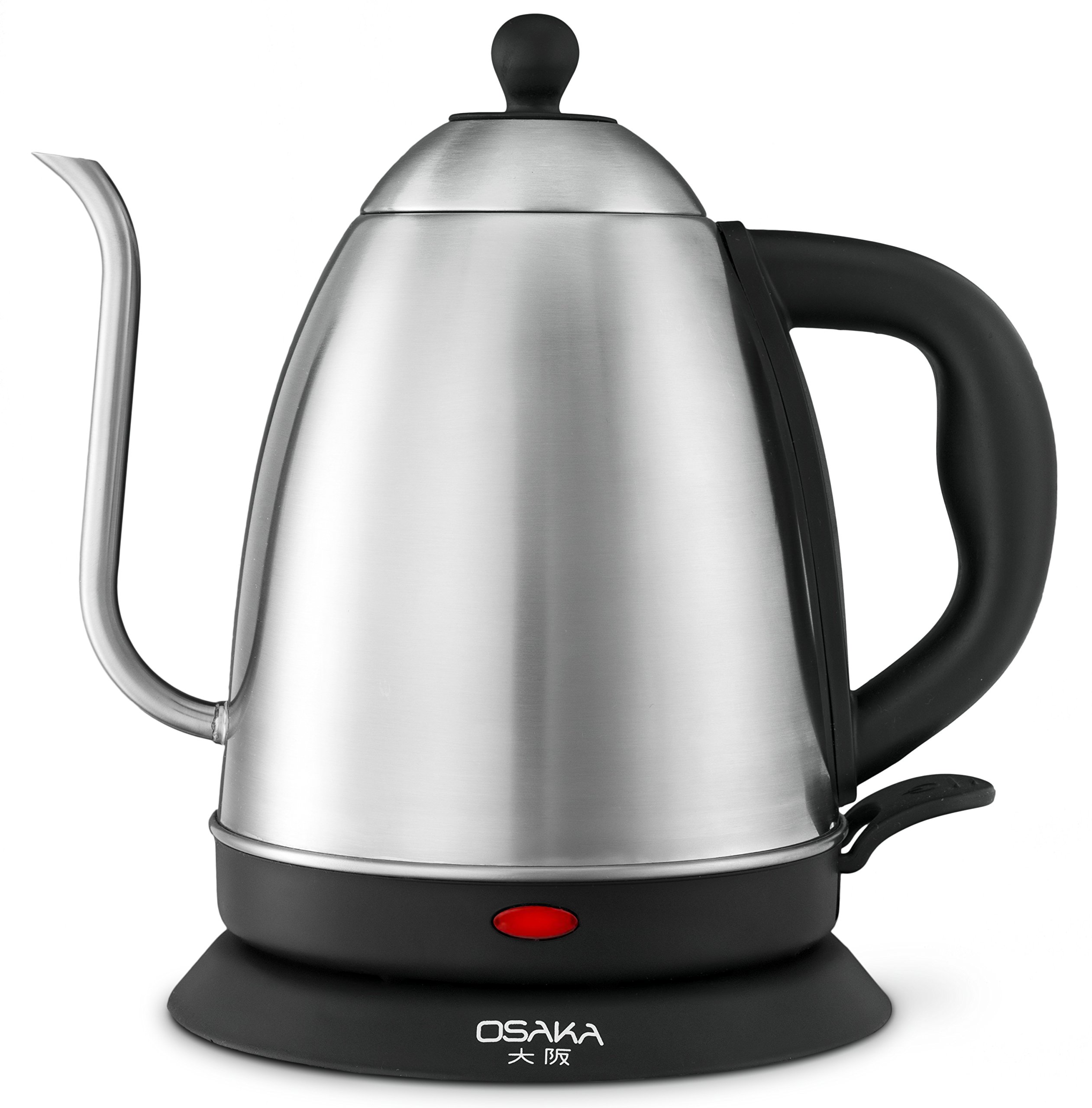 Osaka, 1.5 Liter Electric Quick Boil Gooseneck Water Kettle for Drip