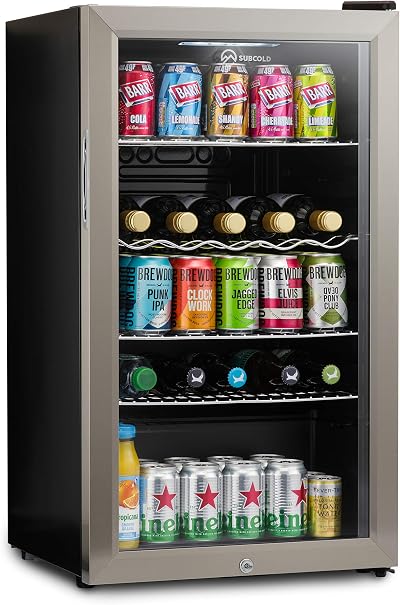 Subcold Super85 LED Under-Counter Fridge 85L Stainless Steel