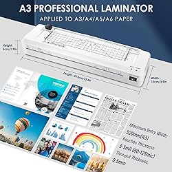 Laminator A3 Laminator Machine, 70s Ultra-Fast