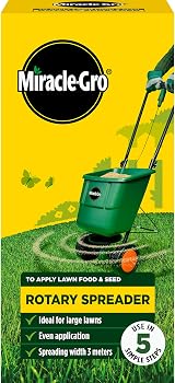 Miracle-Gro Rotary Lawn Seed Spreader - 3 m Spreading Width, Wide Area Coverage view 3