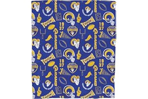 Pegasus Home Fashions Los Angeles Rams 50'' x 60'' Collage Icons Polar Fleece Blanket