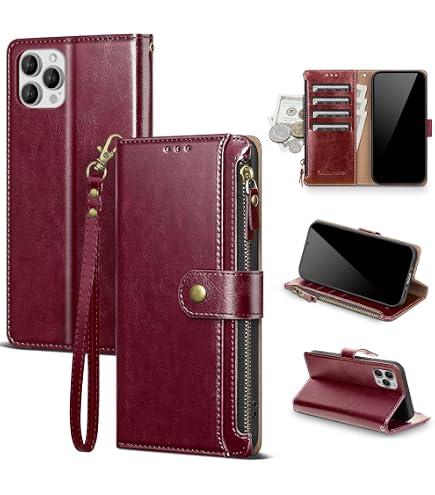 Amazon.com: ZZXX for iPhone 14 Pro Wallet Case with [RFID Blocking