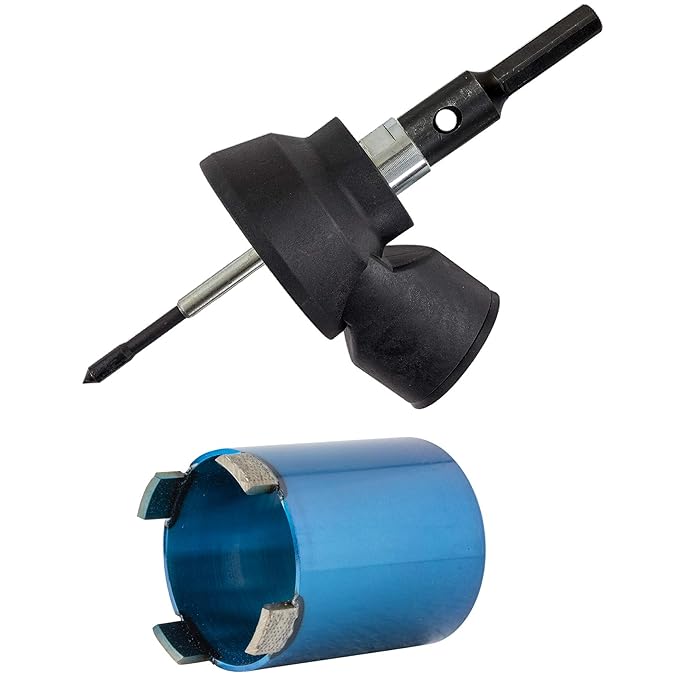 MDW Diamant Dosensenker Matrix Speed Ø 68 mm inklusive Staubabsaugung mit verschiedenen Aufnahmen