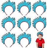 Iceyyyy Blue Thing Headband, Glitter Felt Thing Hairband for Adult Kids, Thing Costume Headwear for Christmas Cos Party Favor