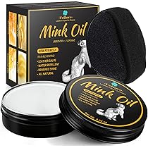 Feilove 2-in-1 Mink Oil Leather Cleaner and Conditioner 3.52 oz