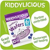 Kiddylicious Blueberry Wafers Gluten Free Dairy Free 6+ Months 4x10 Packs view 5