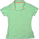 Bimini Bay Outfitters Women's Oasis Birdseye Polo Shirt Spring Green