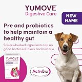 YuMOVE Digestive Care Dog Probiotics Pre Biotics 120 Tablets Eco Packaging view 3