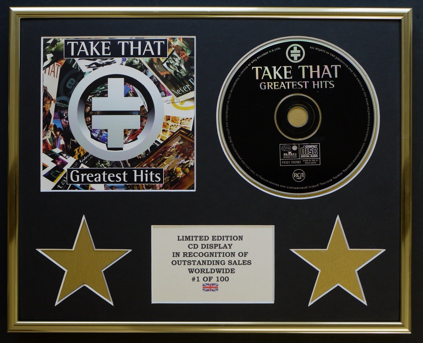 TAKE THAT/CD DISPLAY/LIMITED EDITION/COA/GREATEST HITS