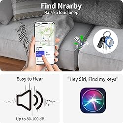 Air Tracker Tags 4 Pack Blue, 5.3 Bluetooth Tracker