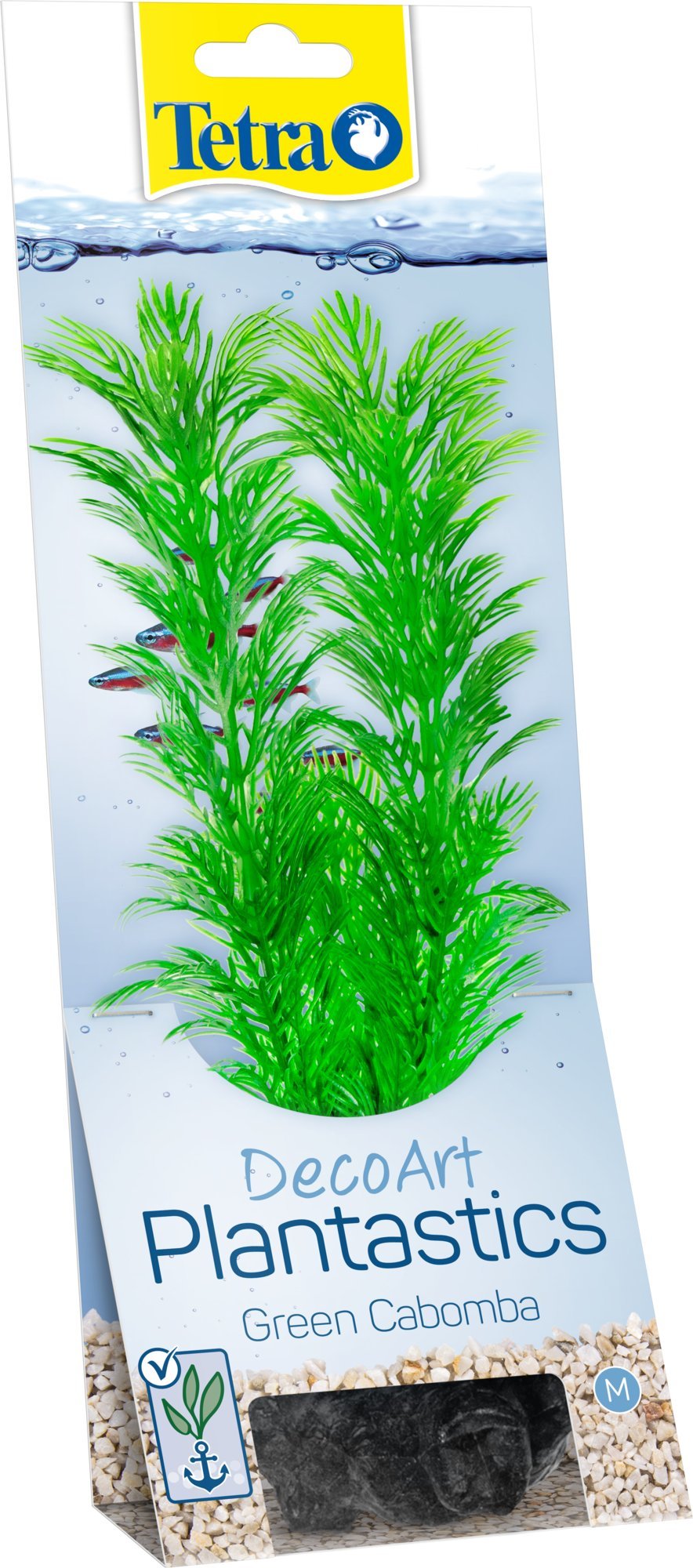 Tetra DecoArt Aquarium Artificial Aquatic Plants Natural Growth Green Cabomba