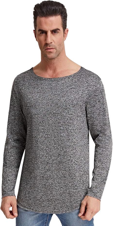 tee shirt manche longue slim homme