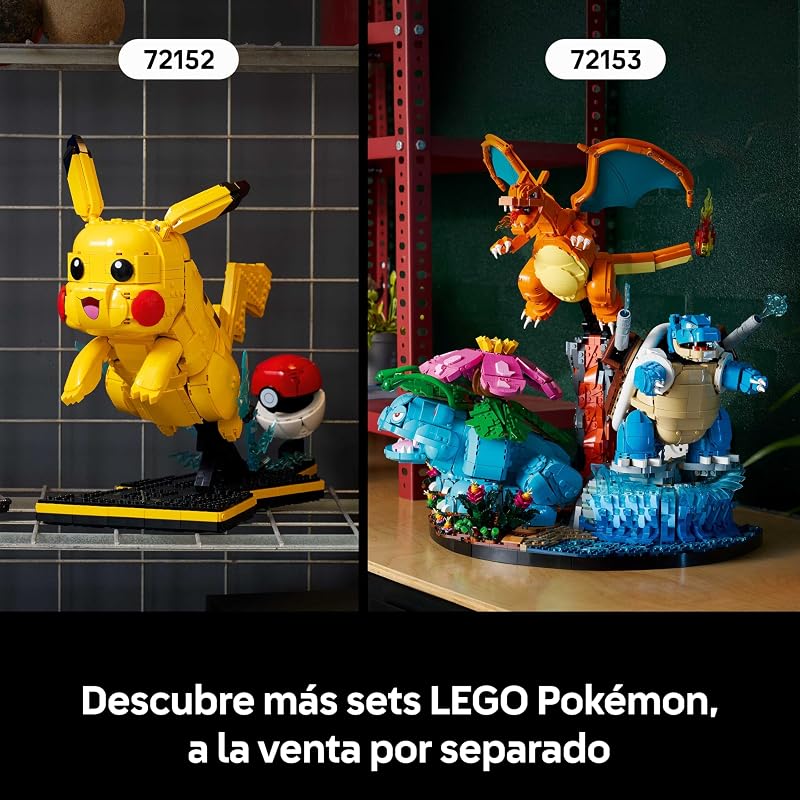 Pokémon Eevee - Kit de Construcción para Adultos - Maqueta 3D de Puzzle Anime - Figura Articulada con Extremidades, Orejas y Cola Móviles - Decoración de la Habitación - Regalo Gamer - 72151