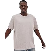 Organic Basics Mens True Boxy Fit Organic Cotton Short Sleeve Crewneck Tee Shirt
