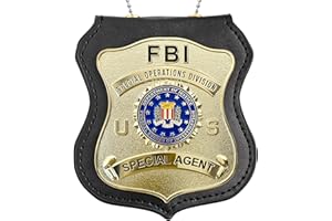 EMORBALS Fake Badge Pin, Detective Costume Accessories for Halloween, House, Role-Playing