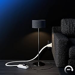 Maximm 360 Degree Rotating Flat Extension Cord 6 Ft