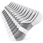 SukModen No Show Socks Men, 6 Pairs ​Cotton ​Thin Low Cut Ankle Men's Socks, Non Slip Invisible Sock for Loafer Sneakers