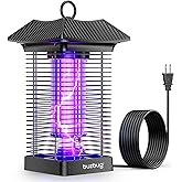 Buzbug LED Bug Zapper Indoor Outdoor, LED Bulbs Up to 50,000 Hours, 6.5ft Power Cord, High-Voltage, Sustainable Less Power, Mosquito Zapper, Fly Trap Mosquito Trap, Fly Killer Fly Zapper -MO005B