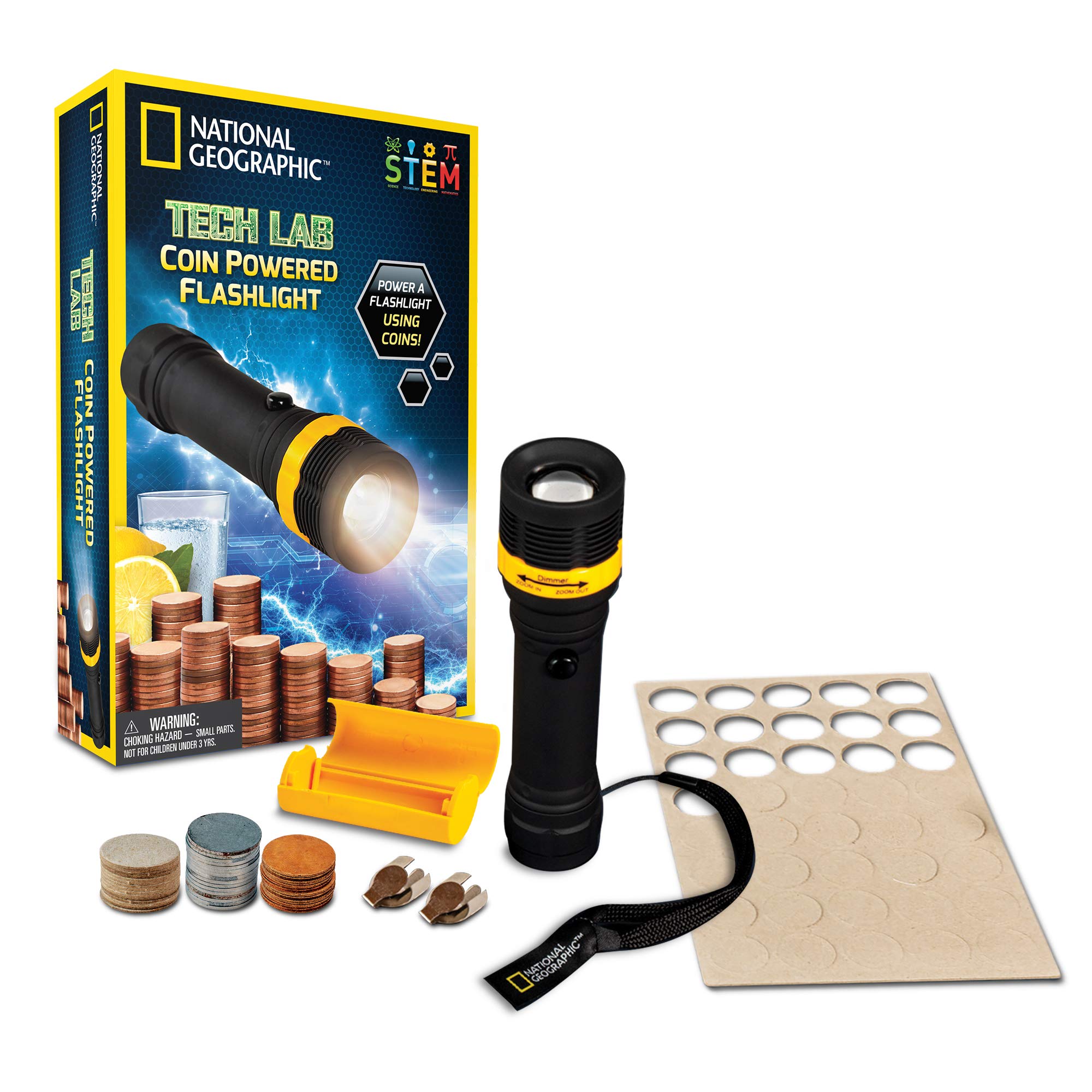 NATIONAL GEOGRAPHIC Tech Lab: Coin Powered Flashlight