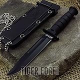 New 6" Mtech Special Issue Black Drop Point