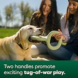 Earth Rated Tug of War Dog Toy Large Green Interactive Rubber Tug view 4