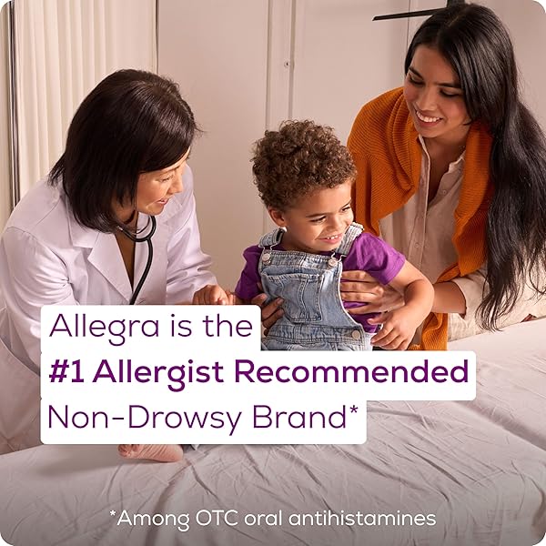 ALLEGRA CHILDREN’S 12-HOUR ALLERGY RELIEF LIQUID, NON-DROWSY INDOOR AND OUTDOOR ALLERGY MEDICINE, 30 MG FEXOFENADINE HCI ANTIHISTAMINE FOR KIDS, BERRY FLAVOR, 8 OZ