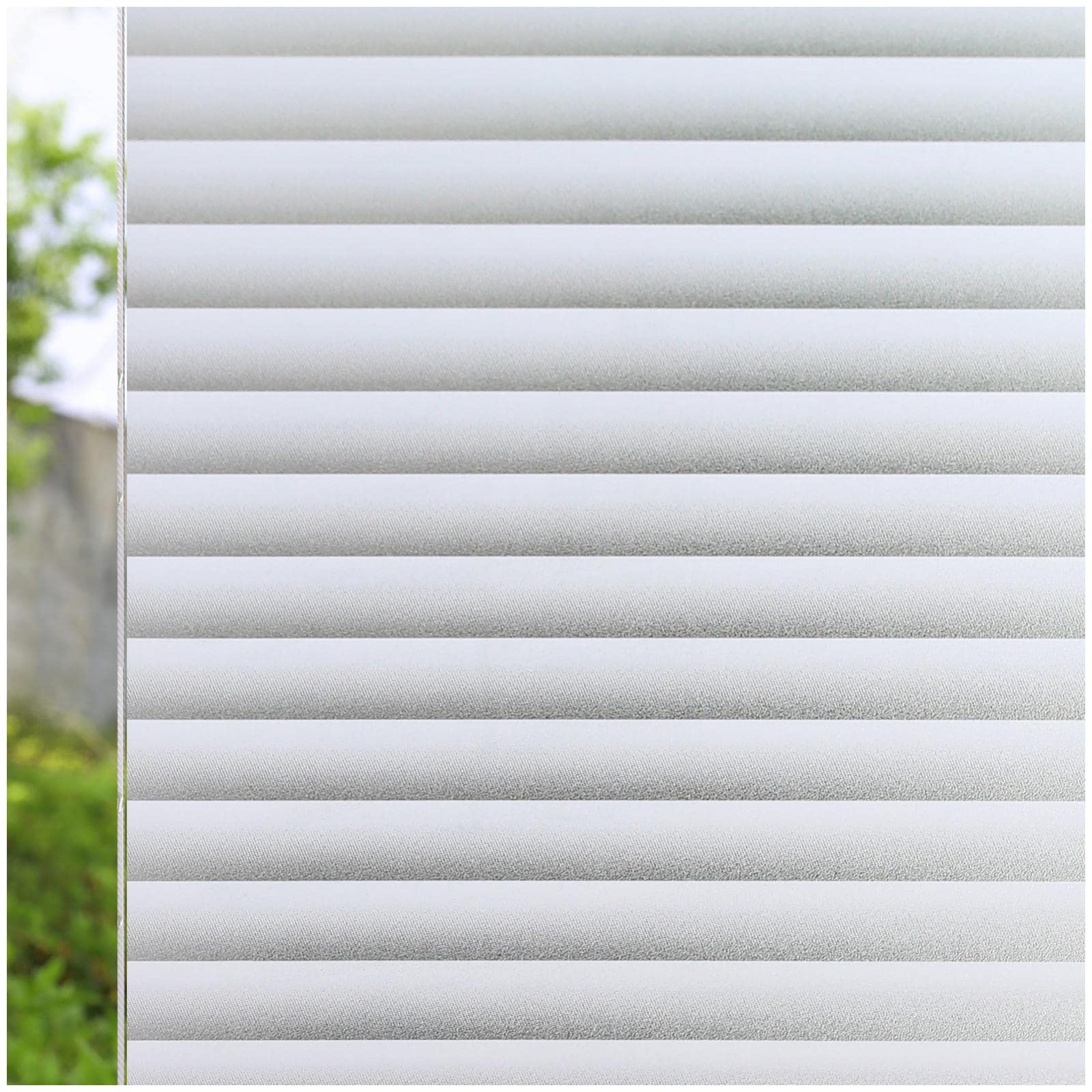 CottonColors Privacy Window Film Static Cling Frosted Glass Stickers Self Adhesive Static 3D Deocration Clings Non-adhesive Office and Home Glass Film, 60x200CM