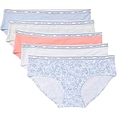 Tommy Hilfiger Women's Classic Cotton Logoband Hipster 5-Pack