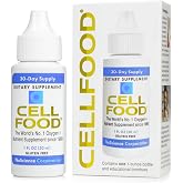 Cellfood Oxygen Boost, 1 fl oz - Liquid Oxygen Supplement for Lymphatic Drainage, Altitude Sickness, Jet Lag, Fatigue, Headaches, Hangovers &amp; Energy - Gluten Free, Cert. Kosher - Makes Over 22 Quarts