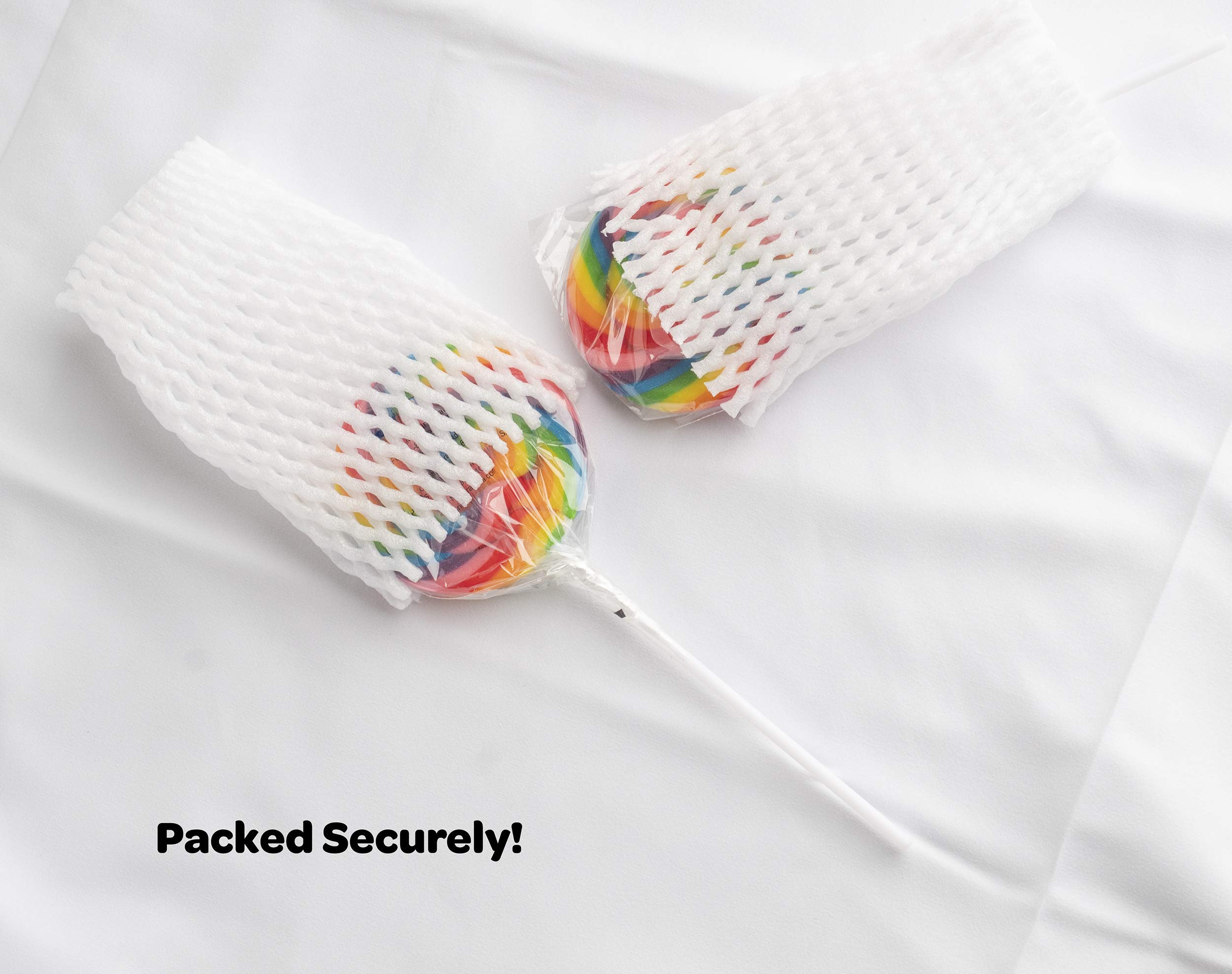 24 Large Rainbow Lollipops Individually Wrapped Non Broken 12 Giant