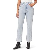 kensie Jeans for Women The Emilia Retro Luxe High Rise Slim Straight 28-Inch Inseam, Sizes 0-14