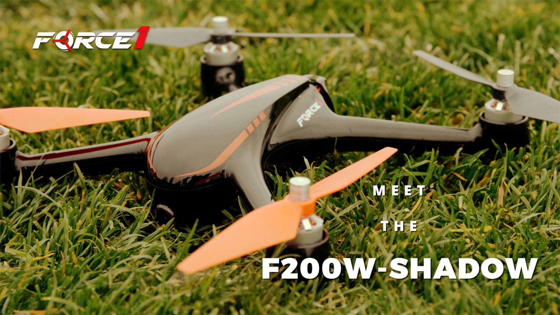 Force1 Drone with Camera Live Video and GPS Return Home Brushless
